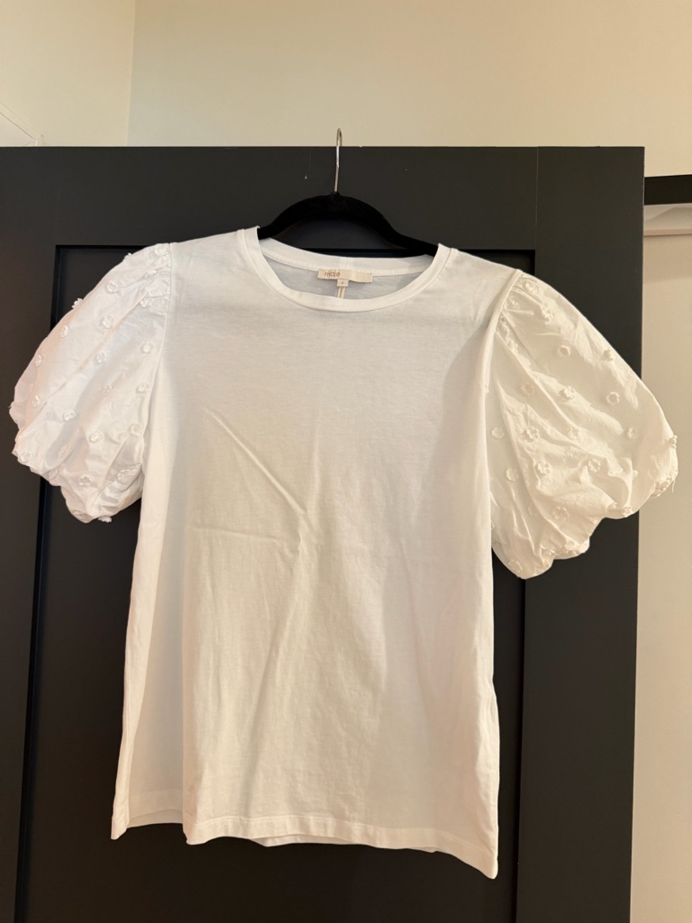 Maje White Crewneck Tee